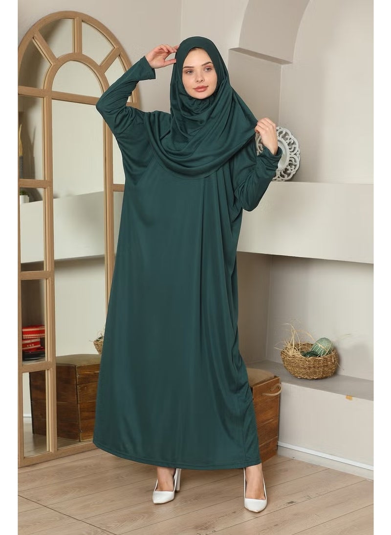 Medipek Easy-to-Wear One-Piece Prayer Dress Emerald Green - Image 3